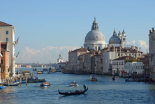 Venice- View of Cathedral from canal