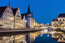 Ghent - Leie river bank