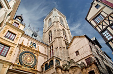 Normandy - Rue du Gros-Horloge Roue Haute